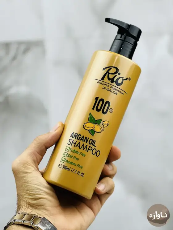 شامپو مو ریو Rio آرگان بادام 500 میلی لیتر