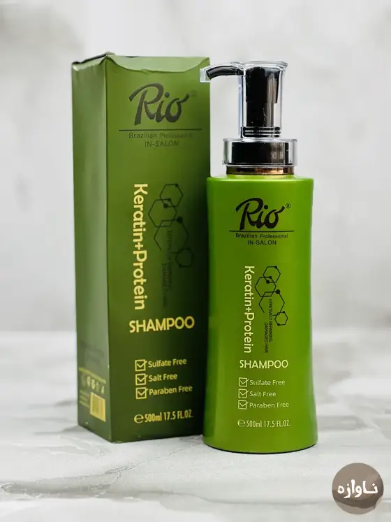 شامپو مو ریو Rio کراتینه سبز 500 میلی لیتر