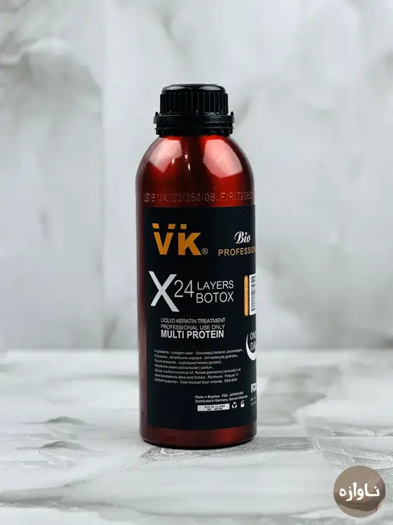بوتاکس مو 24 لایه وی کی VK X24 LAYERS BOTOX حجم 1400 میل