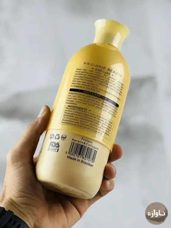 پروتئین مو گلد لیزار (Protein Gold Lizar) اورجینال حجم 800 میل