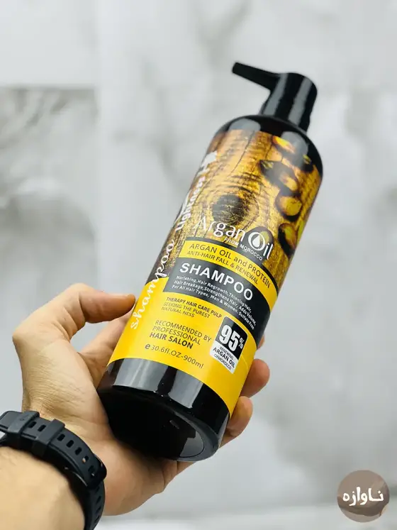 شامپو تقویت کننده لایتنس حاوی روغن آرگان حجم 900 میل