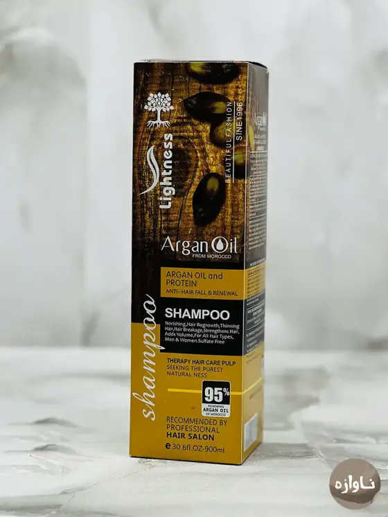 شامپو تقویت کننده لایتنس حاوی روغن آرگان حجم 900 میل