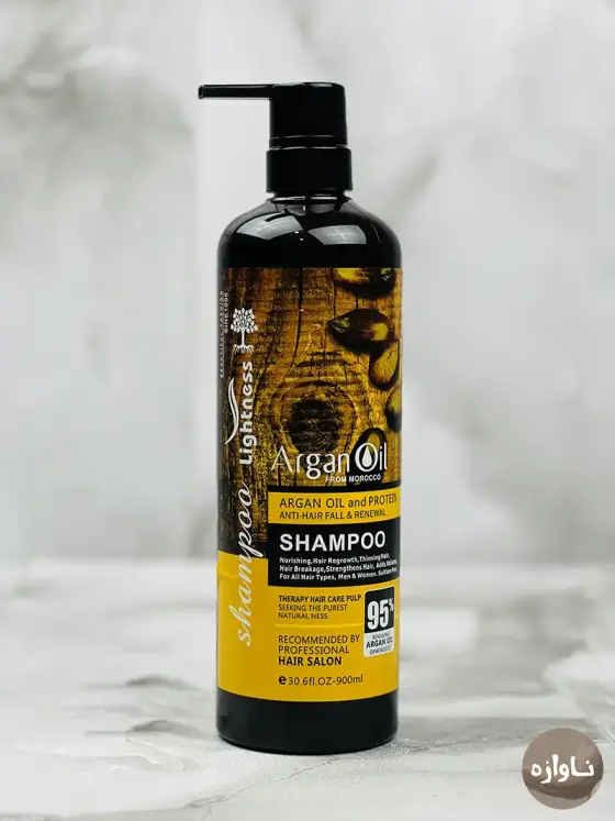 شامپو تقویت کننده لایتنس حاوی روغن آرگان حجم 900 میل