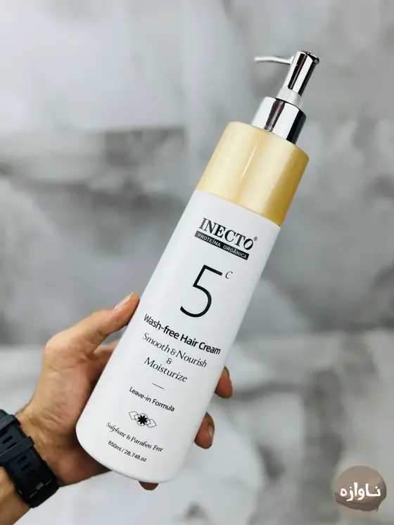 کرم مو بدون شستشو فاقد سولفات اینکتو حجم 850 میل