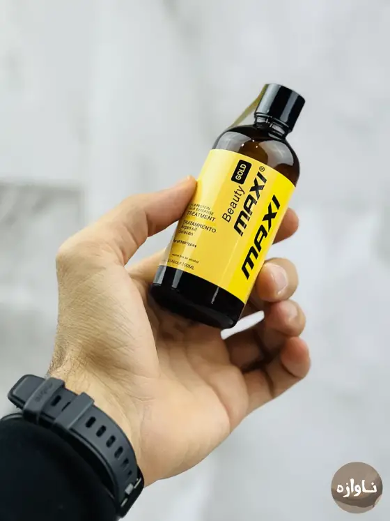 روغن آرگان و تقویت کننده مو مکسی مدل بیوتی گلد